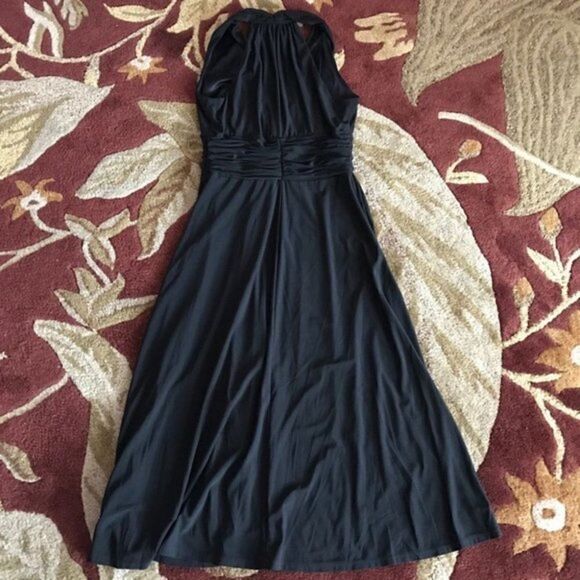 NWOT. Black Evan-Pecone Cocktail Evening Dress - Picture 6 of 7